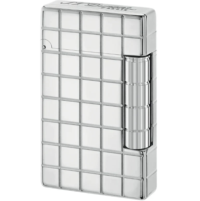 S.T. Dupont Initial Flint Lighter Square White Bronze Silver - 020800B ...