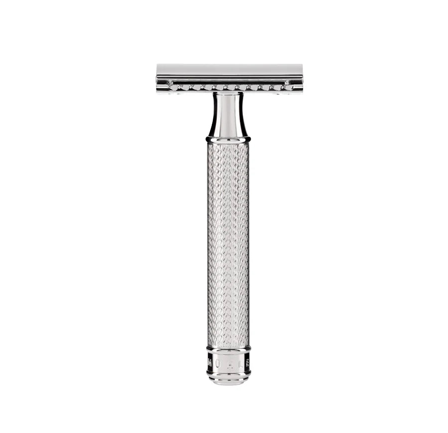 Muhle R89 Grande Traditional Safety Razor Metal, Chrome-Plated Handle ...